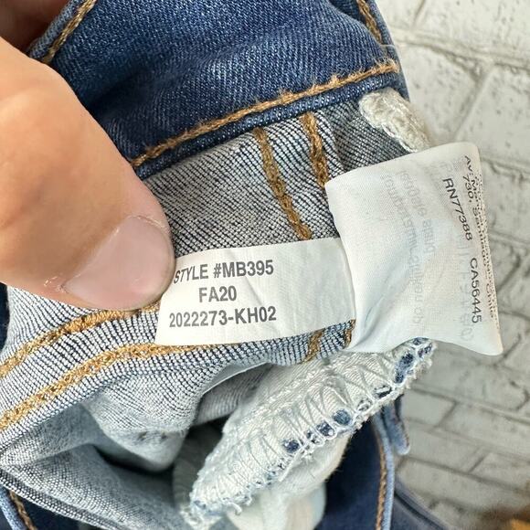 Madewell Jeans Roadtripper Jeggings Skinny High Rise Zip Pocket Denim Blue 26 T - Picture 7 of 11